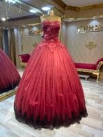 nişanlık kınalık bordo prenses