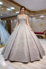 Guliz-gri-desenli-saten-nisan-abiye-elbise-a-kesim-pileli