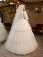 Fiona tesettür gelinlik helen kat katttt - VznModa Fiona-tesettur-gelinlik-dantel-helen-kat-kat