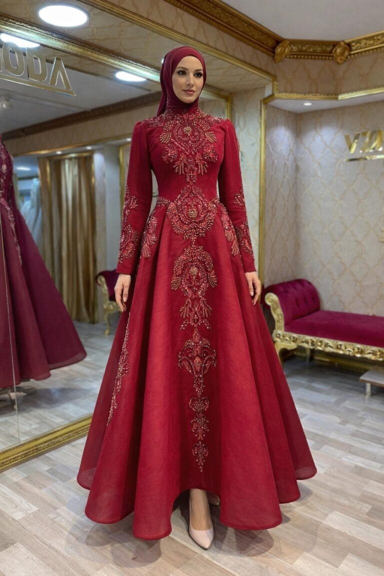 Melisa-tesettur-nisan-kina-abiye-elbise-mevlana-etek-dantel