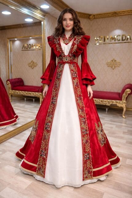 Hanzade-kirmizi-gold-isleme-kaftan-kina-abiye-elbise-helen