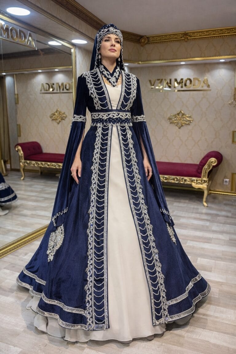 ahu-lacivert-gümüş-işleme-kaftan-kına-abiye-elbise-helen-kesim