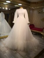 tesettür-gelinlik-helen-hayal-tül-tarlatanlı-kabarık