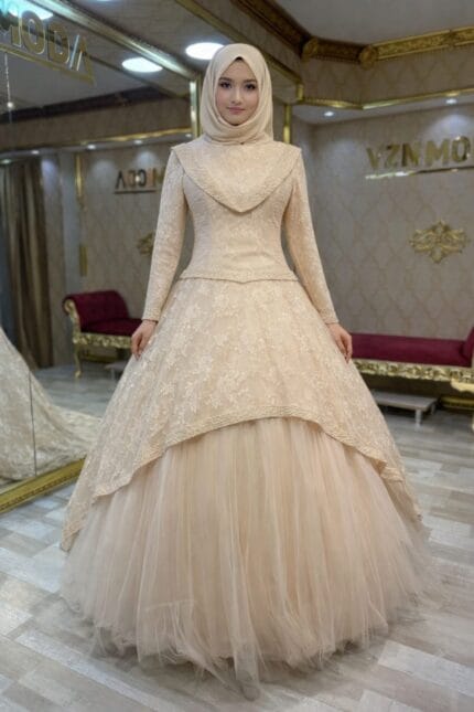 Ecem-somon-tesettur-nisan-abiye-elbise-buyuk-beden-kabarik