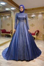 Guliz-indigo-mavi-saten-helen-tesettur-nisan-kina-abiye