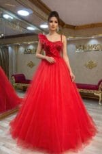 Rana-kirmizi-helen-tek-omuz-nisan-kina-abiye-elbise