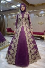 Yalazay-murdum-gold-tesettur-dantel-a-kesim-nisan-kina-abiye-elbise