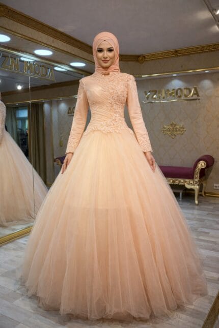 Guldeniz-somon-tesettur-a-kesim-nisan-abiye-elbise