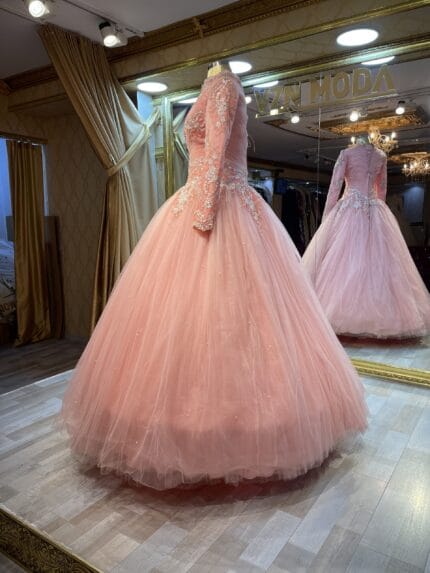 Ziynet-Tesettur-Nisanlik-Pudra-Prenses-Hayal-tul-dantel