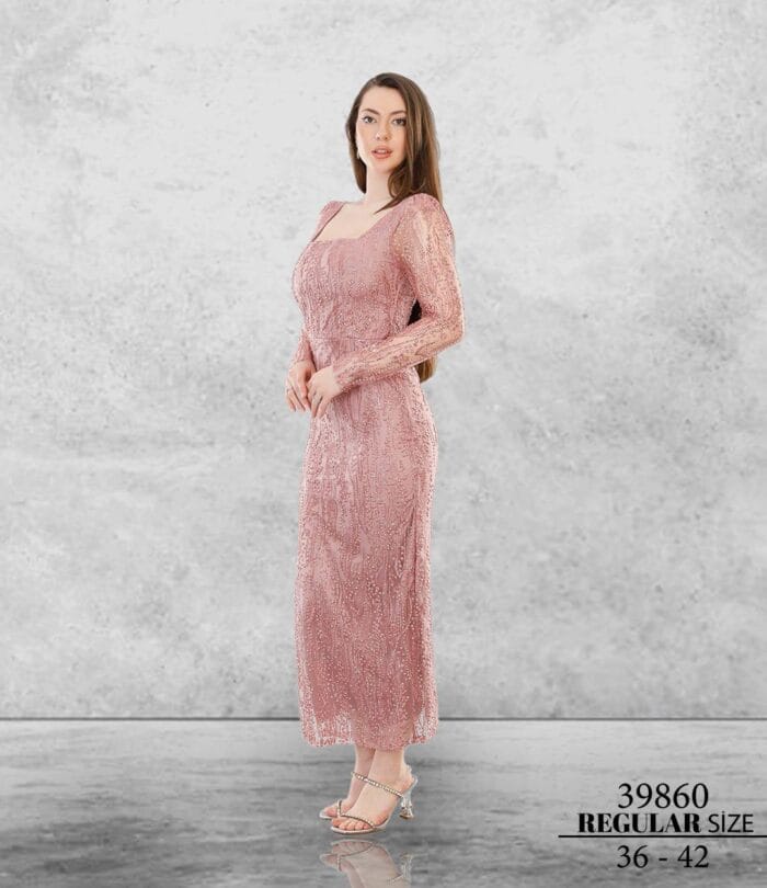 Jasmin pudra abiye elbise - VznModa jasmin-pudra-simli-söz-nişan-kına-abiye-elbise