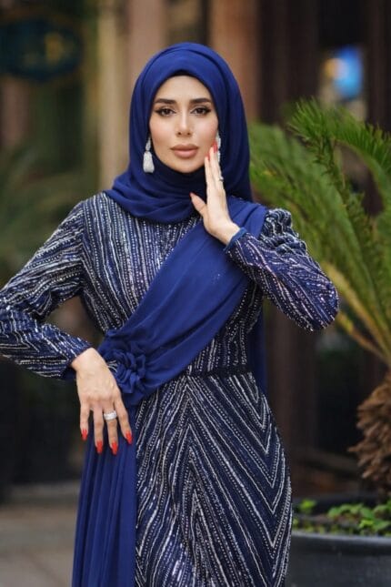 alya-lacivert-boncuk-isleme-tesettur-abiye-elbise
