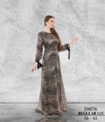 Eda Model Siyaha-Gold-Normal-Tesettur-Maxi-Uzun-Kol-Nakis-Kombin-Abiye-Elbise-39876 - VznModa abiye-elbise-balık-payetli-gold-siyah