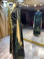 Sıla yeşil gold nakışlı bindallı abiye elbiseee - VznModa Sila-yesil-gold-nakisli-bindalli-abiye-elbise-scaled