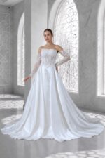 Elina Gelinlik Helen ışıltılı saten lez dantel beden ayrı etek ayrı - VznModa Elina-Gelinlik-Helen-isiltili-saten-lez-dantel-beden-ayri-etek-ayri